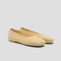 Square-Toe Margot V-Cut Flats (Margot 3.0)