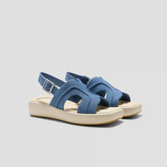 Square-Toe Platform Sandals (Hatty)