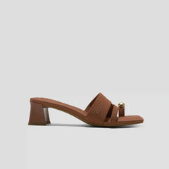 Square-Toe Toe Ring Sandals (Jayna)