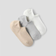 3-Pair No-Show Socks (Kira)