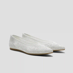 Pointed-Toe Lace Reborn™ Flats (Aria 5°)