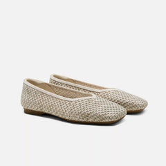 Square-Toe Margot V-Cut Flats (Margot 3.0)