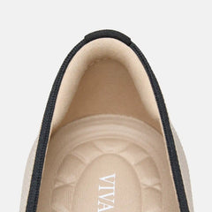 Square-Toe Flats (Maro)