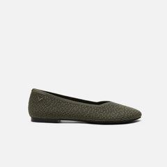 Wide Toe Knit Box Flats (Tia)