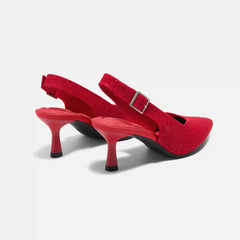 Pointed-Toe Slingback Heels (Addison)