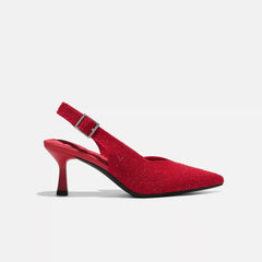 Pointed-Toe Slingback Heels (Addison)