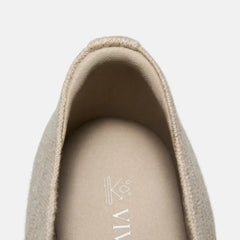 Square-Toe Derby Flats (Cheslea)