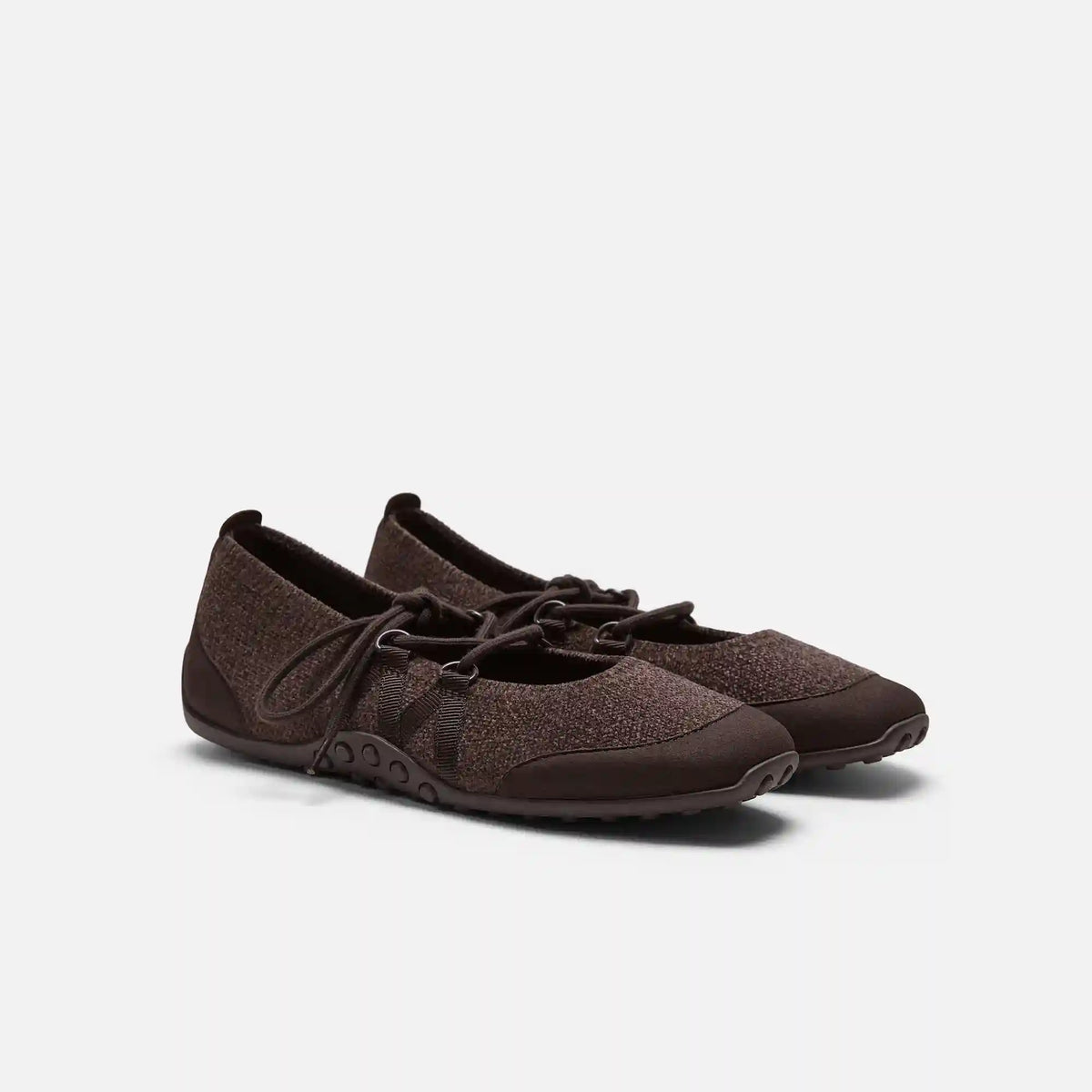 Square-Toe Hybrid Mary Janes (Cecily)