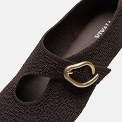 Mini Square-Toe Mary-Jane Flats (Jovin)