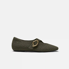 Mini Square-Toe Mary-Jane Flats (Jovin)