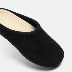 Round-Toe Clog Mules (Buna)